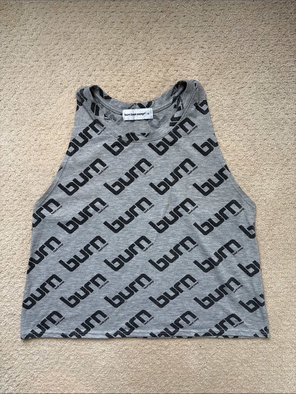 Burn boot camp tank top